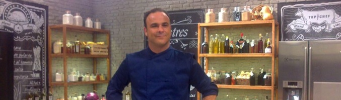 Ángel León en el plató de 'Top Chef <span>Fuente: Formulatv.com</span>