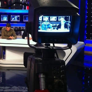 Una cámara de Marca TV graba &#39;Futboleros&#39;