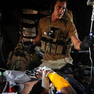 Militar en 'Evacuados en combate'