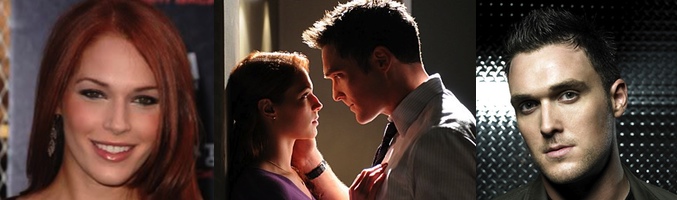 Amanda Righetti y Owain Yeoman en &#39;El mentalista&#39;