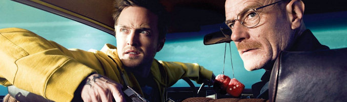 Aaron Paul y Bryan Cranston dan vida a Jesse Pinkman y Walter White