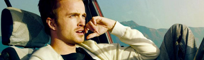 Aaron Paul en una imagen promocional de 'Breaking Bad' como Jesse Pinkman