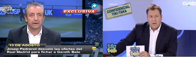 Josep Pedrerol y Enrique Marqués dieron la misma exclusiva pero con una semana de diferencia