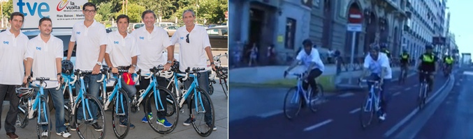 Comitiva de presentación Vuelta Ciclista a España 2013