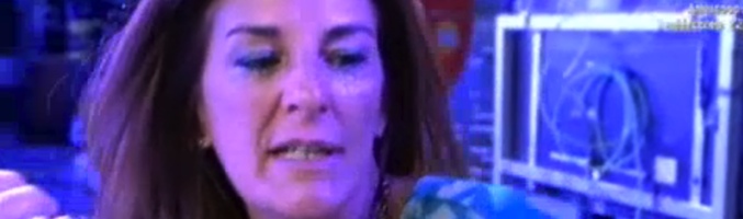 Ángela Portero rompió a llorar en 'Sálvame' hace unos días