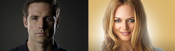 Dylan Bruce y Heather Graham