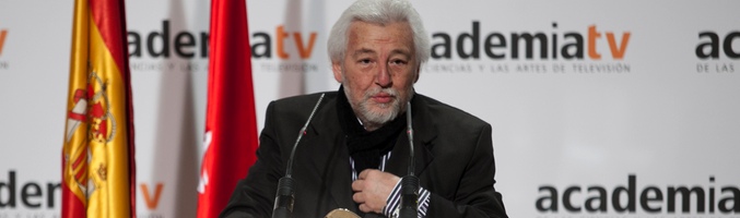 Jorge Horacio en un acto de la Academia de Televisión