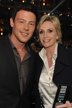 Cory Monteith y Jane Lynch