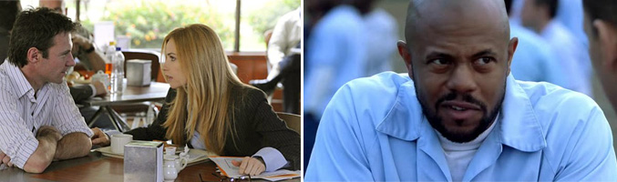 Jaime Ray Newman en 'Mental' y Rockmond Dunbar en 'Prison Break'
