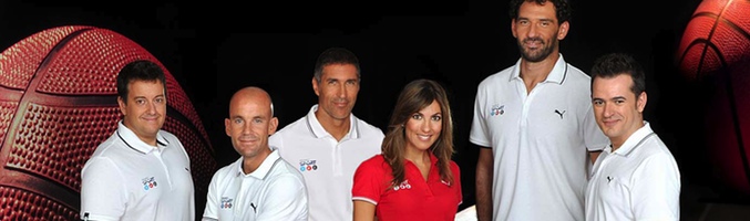 Antoni Damiel, Ramón Fuentes, José Miguel Antúnez, Mª Victoria Albertos, Jorge Garbajosa y Antonio Sánchez