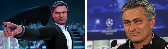 José Mourinho en su serie de televisión y en su rol de entrenador del Chelsea
