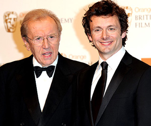 David Frost junto al actor Michael Sheen