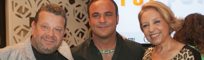 Alberto Chicote, Ángel León y Susi Díaz en el FesTVal 2013