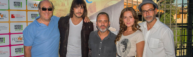 Los actores de &#39;Águila Roja&#39; en el FesTVal de Vitoria