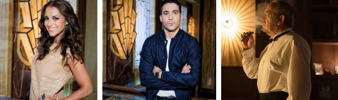 Paula Echevarría, Miguel Ángel Silvestre y Tito Valverde