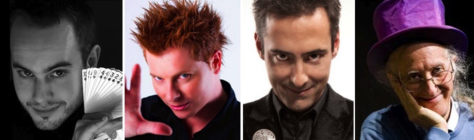 Jorge de Blass, Yunke, Luis de Matos y Juan Tamariz