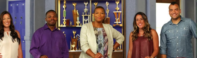 Queen Latifah junto a los protagonistas de este especial de 'Teach'