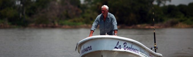 Jeremy Wade en la quinta temporada de 'Monstruos de río'