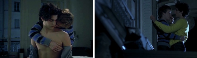 Dos de las polémicas escenas de "Les Chansons d'Amour"