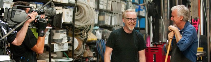 Grabación de 'Los cazadores de mitos': "Supervivencia en el Titanic"