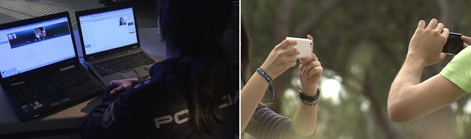 Escenas del reportaje "Acoso en la sombra"