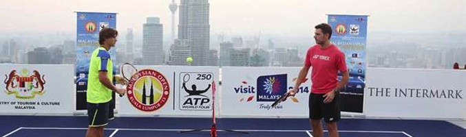 David Ferrer y Stanislas Wawrinka