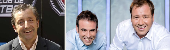 Josep Pedrerol de &#39;Punto Pelota&#39; y Felipe del Campo y Enrique Marqués de &#39;Tiki-Taka&#39;