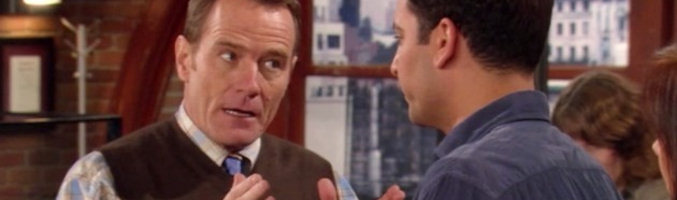 Bryan Cranston como Hammond Druthers junto a Ted en 'Cómo conocí a vuestra madre'