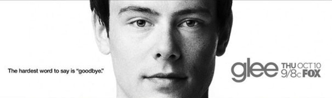 Póster promocional del episodio especial sobre Cory Monteith