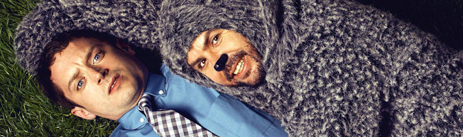 Elijah Wood y Jason Gann en 'Wilfred'