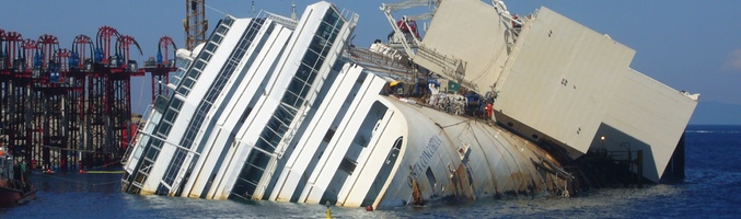 Imagen del Costa Concordia