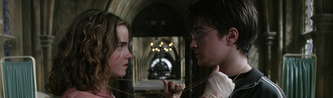 Harry Potter y Hermione Granger en "Harry Potter y el prisionero de Azkaban