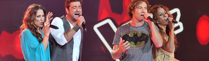 Coaches de la segunda edición de 'La voz'