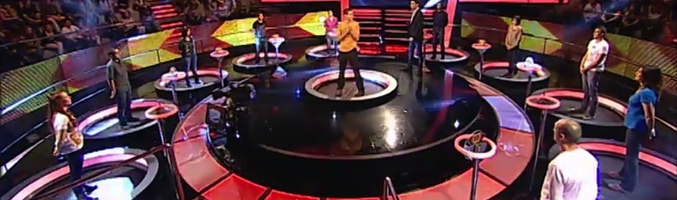 Plató de '¡Ahora caigo!'