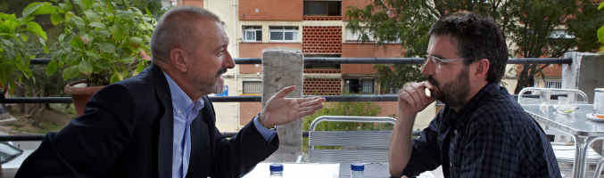 Évole con Arturo Pérez-Reverte