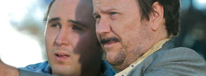 Kiko Rivera y Santiago Segura en "Torrente 4: Lethal Crisis"