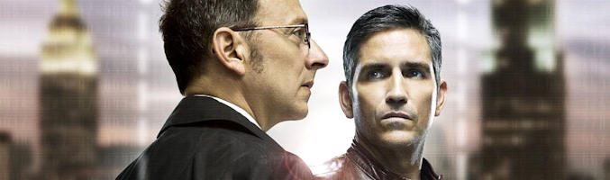 Michael Emerson y Jim Caviezel en 'Person of Interest'