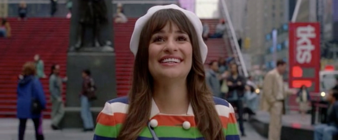 Rachel Berry (Lea Michele) en Nueva York