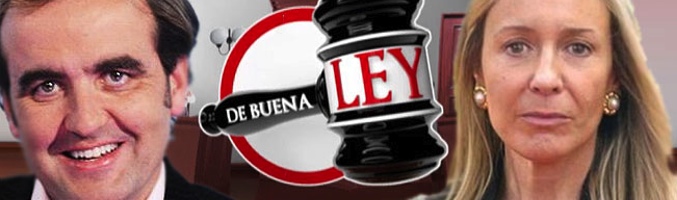 Marina Castaño y Antonio Montero participarán este martes en 'De buena ley'