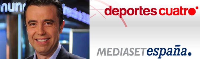 José Antonio Luque, editor de 'Deportes Cuatro noche'