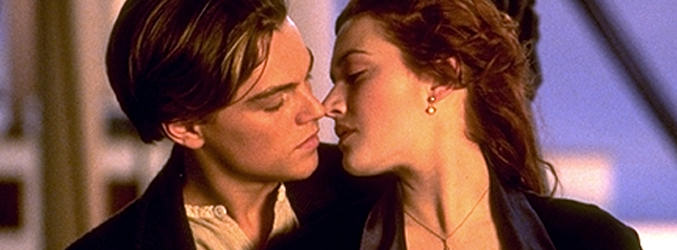 Leonardo DiCaprio y Kate Winslet en "Titanic"