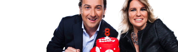 Iker Jiménez y Carmen Porter celebran el octavo aniversario de Cuatro