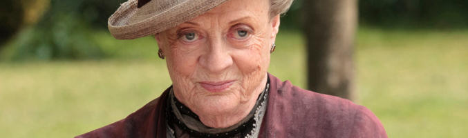 Maggie Smith es Lady Grantham en 'Downton Abbey'