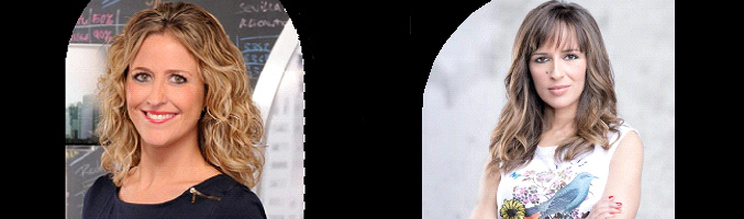 Pepa Peláez y Elena Ortega