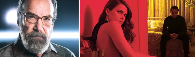 Mandy Patinkin en &#39;Homeland&#39; y Keri Rusell y Matthew Rhys de &#39;The Americans&#39;