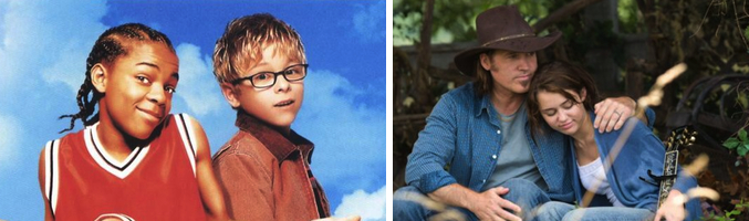 Protagonistas de "Una pandilla de altura" y de "Hannah Montana: La película"