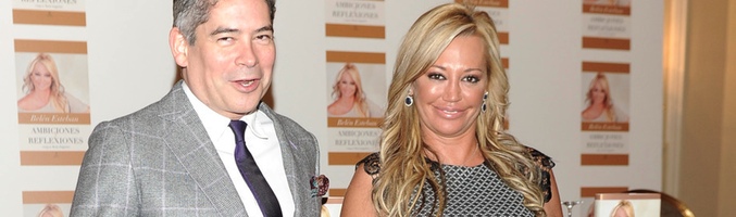 Boris Izaguirre y Belén Esteban en la presentación del libro