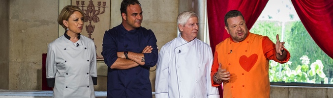 El jurado de 'Top Chef' con Benjamín Urdiain