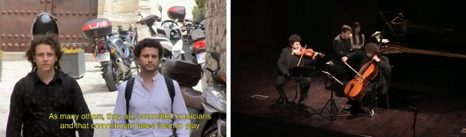 Pablo y Alberto Martos, protagonistas del documental