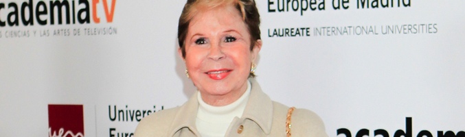 Lina Morgan en el homenaje &quot;Tesoros vivos de la televisión&quot; en marzo de 2012